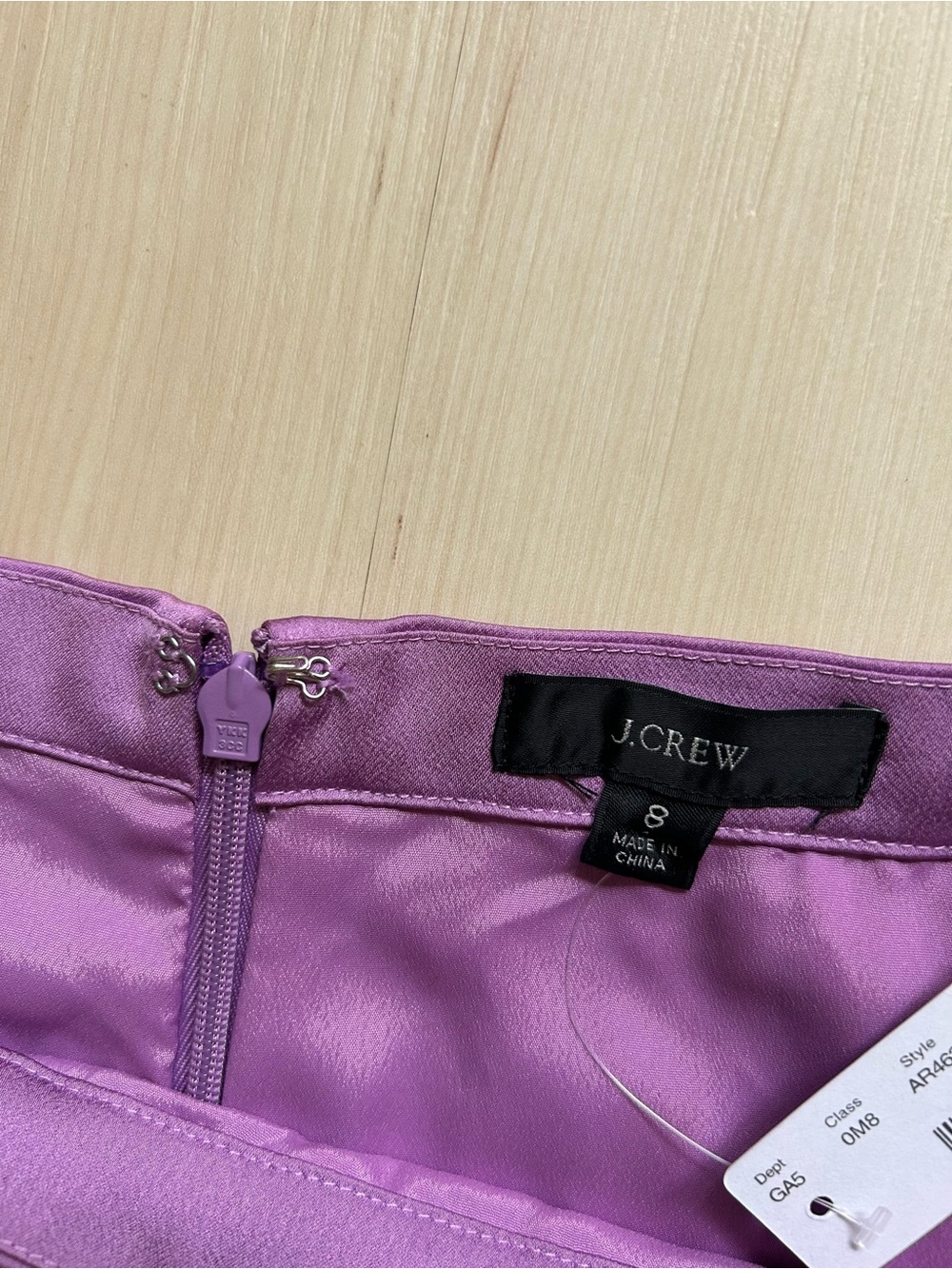 J. Crew Lavender/Purple Pleated Midi Skirt - Picture 5 of 11